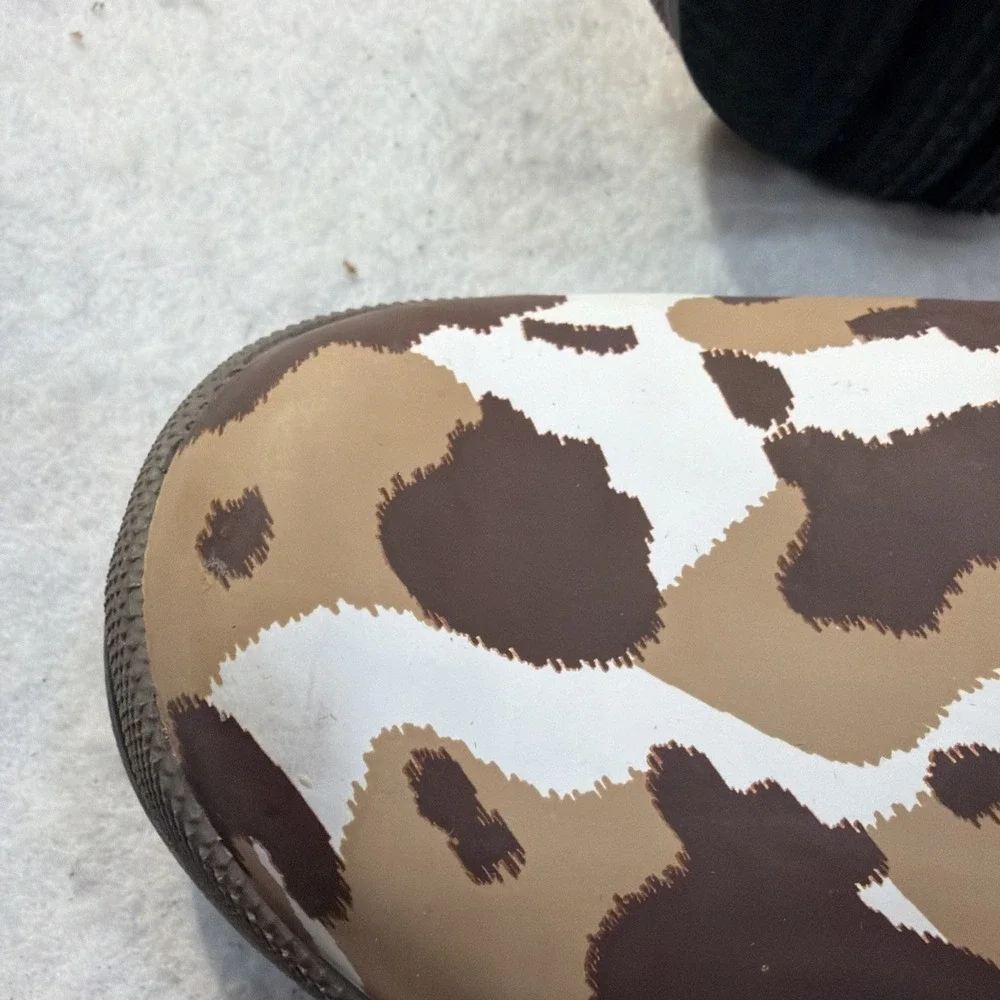 Simply Southern Women's Tan Camo Print Rain Boots Size 9 Brand New